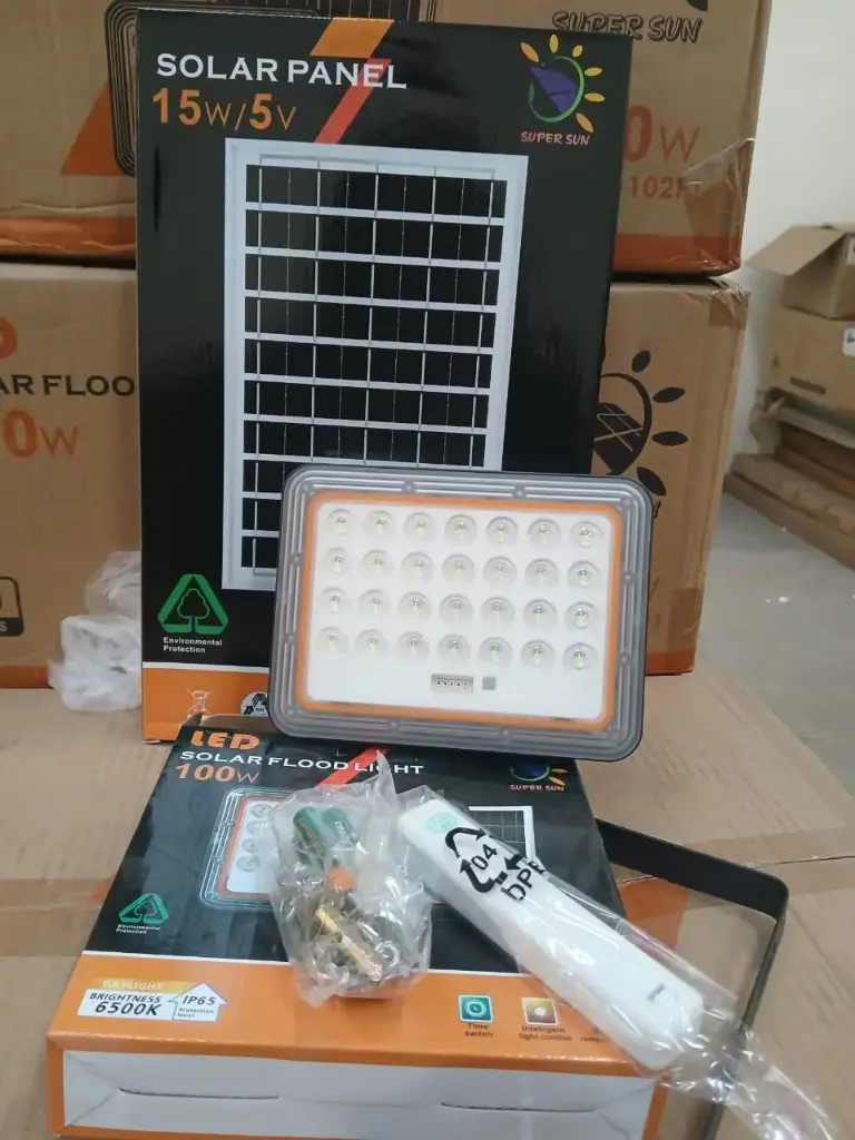 100W Solar Floodlight for FD Fittings — irrigation supply Kenya