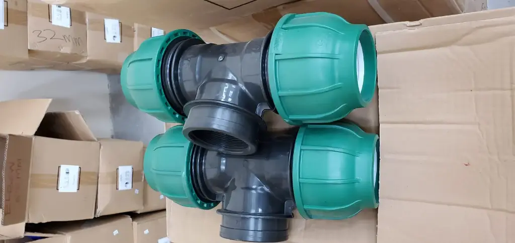 75mm HDPE Female Threaded Tee