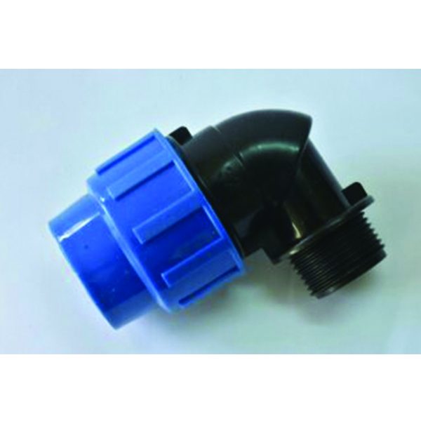 90 Degree HDPE Male Threaded Elbow