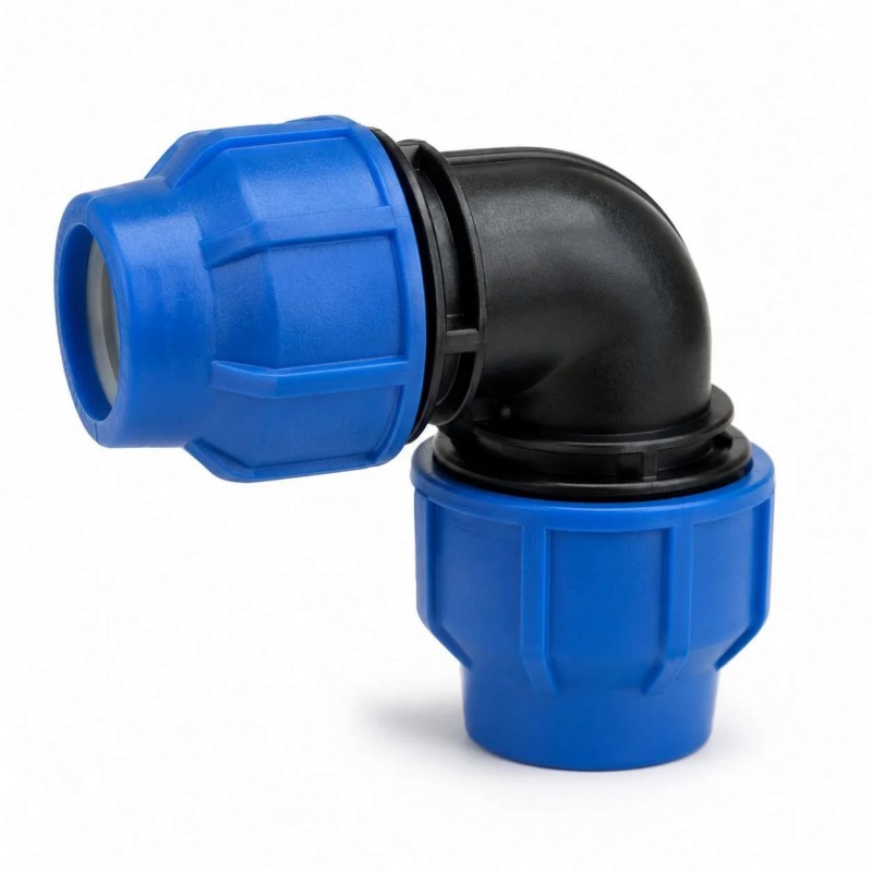 HDPE Compression Elbow Fitting