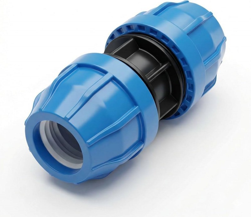 HDPE Compression Straight Coupling for FD Fittings — irrigation supply Kenya
